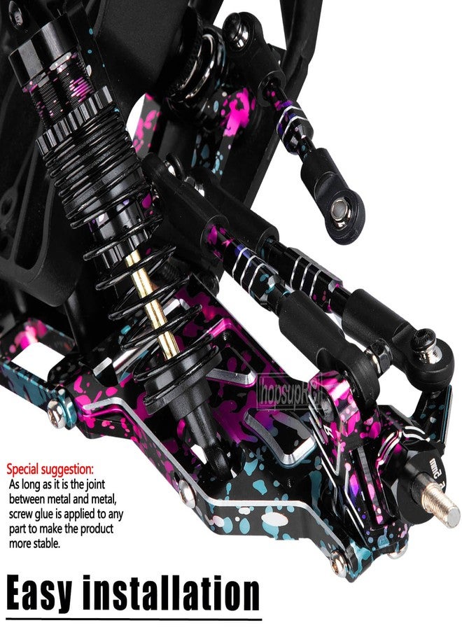 hopsupRC Shocks Absorber Damper&Drive Shaft Axles CVD Driveshafts&Suspension A Arms&Steering Block&Hubs Caster Blocks&Shock Tower&Links Toe Link&Bulkhead Upgrades Parts for 1/10 Slash 2WD (VXL).colour - Image 3